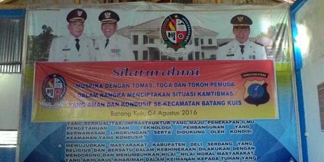 Jaga Keamanan, Muspika Batang Kuis Gelar Silaturrahmi 