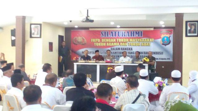 Kapolres Ajak Tokoh Agama, Tokoh Masyarakat dan Tokoh Adat Jaga Jaga Kondusifitas Deli Serdang