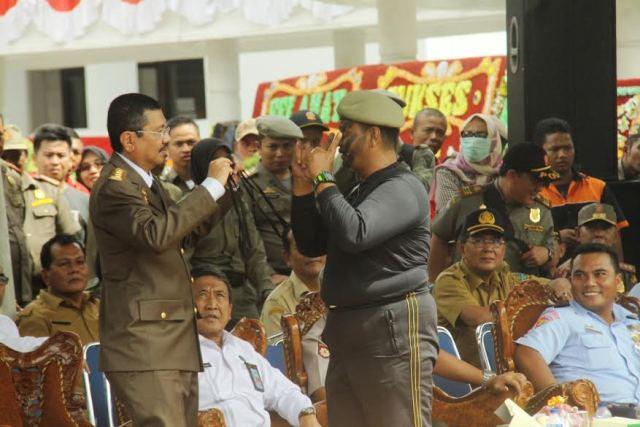 Gubsu:Satpol PP Harus Miliki Unsur Salam, Sapa, Senyum 