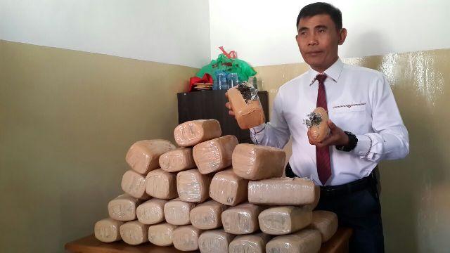 Lagi, Polres Langkat Gagalkan Peredaran Ganja Aceh-Medan