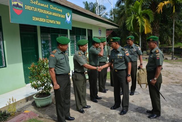 Direktur Perhubungan Angkatan Darat Mengunjungi Denhub Rem 022/PT