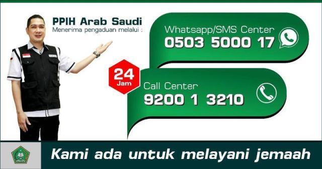Dekatkan Layanan ke Jemaah, PPIH Rilis Call Center dan WA Center