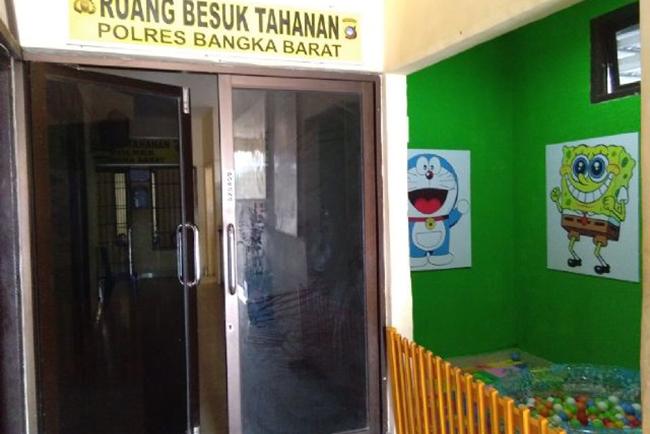 Ada Ruang Permainan Anak di Polres Bangka Barat