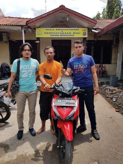 Di Aksi Keempat Kalinya, Begal Sadis Ini Diringkus Polisi Saat Beraksi di Jalan Pelangi Medan
