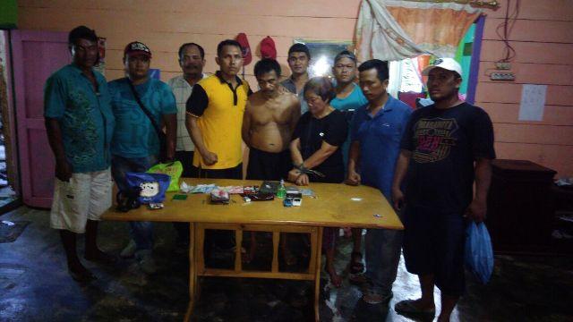 Edarkan Sabu, Herman dan Sumiati Ditangkap Personil Polsek Perdagangan