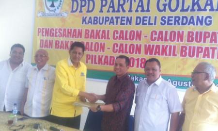 Inilah Tiga Nama Balon Pilkada Deli Serdang yang Diserahkan Partai Golkar ke DPP