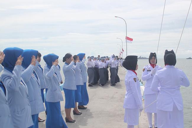 Upacara HUT RI di Sebatik Nunukan Catat Rekor MURI dengan 1.478 Paskibra