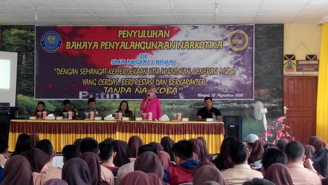 GERANAT Sosialisasikan Bahaya Penyalahgunaan Narkotika Terhadap Pelajar