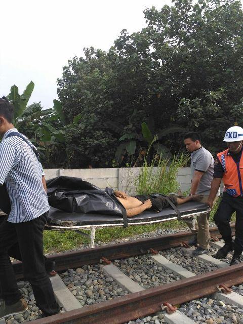 Pria Berambut Keriting Tanpa Identitas Tewas Dilindas Kereta Api di Batangkuis