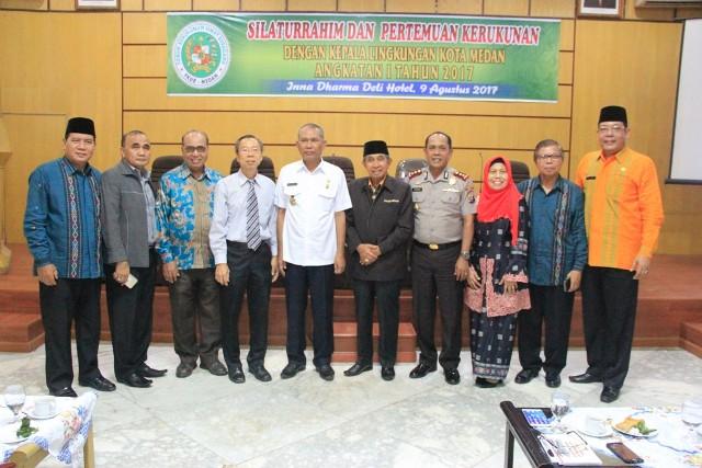 Walikota Medan Ajak Kepling Terus Jaga dan Pelihara Kerukunan Antar Umat Beragama