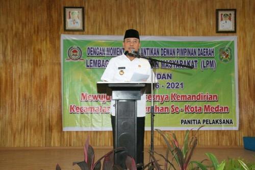 Walikota Ingin LPM Dukung Percepatan Kesejahteraan Masyarakat