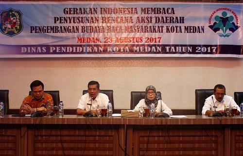 Pemko Medan Buka Gerakan Indonesia Membaca