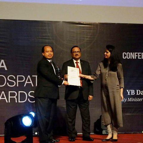 BNPB Raih Penghargaan Asia Geospatial Exellence Award 2017