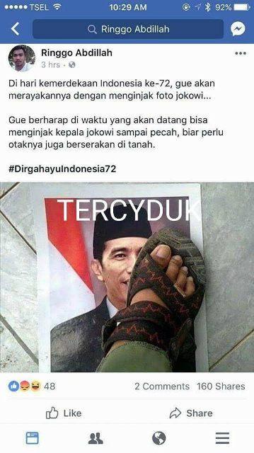 Hina Presiden dan Kapolri, Anak Medan Timur Diringkus Polisi 