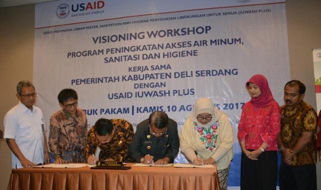 Deli Serdang-USAID IUWASH PLUS Tingkatkan Akses Air Minum dan Air Limbah
