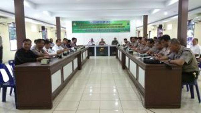 Polres Deli Serdang Rapat Koordinasi Amankan Idul Adha 1438 H
