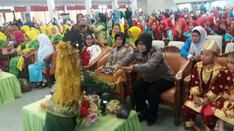  Polsek Delitua Ikut Rayakan Puncak Hari Anak Nasional Kota Medan