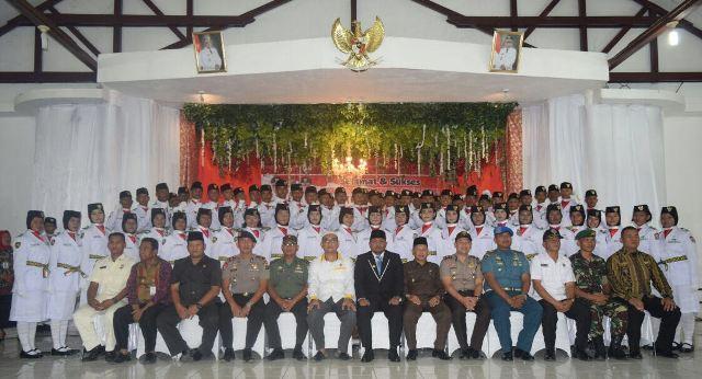 Pemko Tanjungbalai Kukuhkan 65 Paskibraka yang Akan Bertugas Pada 17 Agustus Mendatang