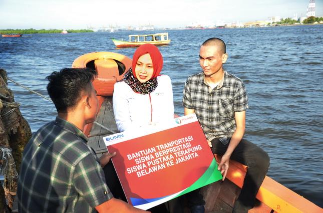 Pelindo 1 Beri Bantuan ke Kampung Nelayan Belawan 