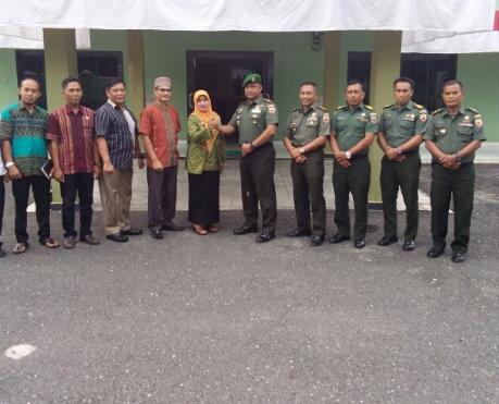 Dandim 0209/Labuhan Batu Laksanakan Audensi Ketua HMI dan KPU Labuhan Batu