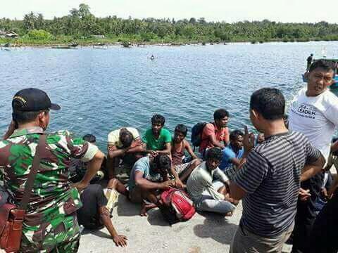 33 Warga Srilanka Terdampar di Perairan Nias Utara