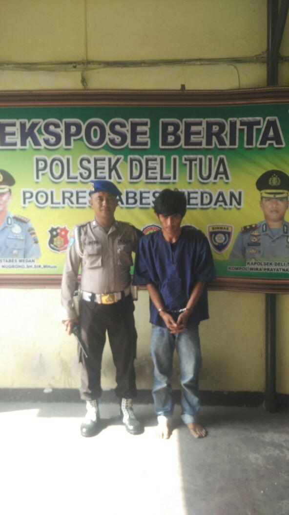 Jadi Penadah Barang Curanmor, Sitepu Diamankan Polsek Delitua 