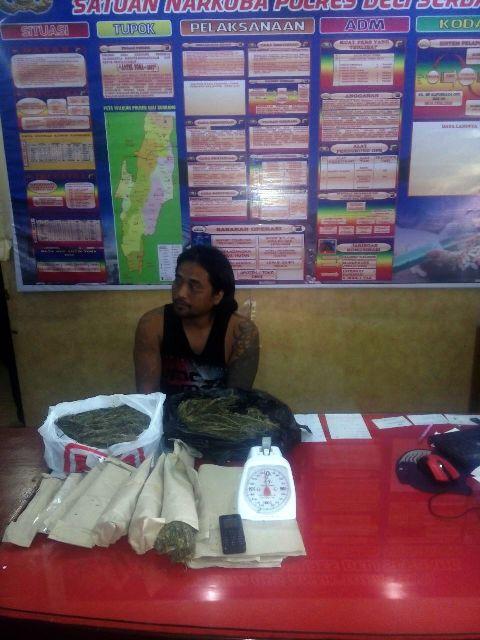 Bukannya Bernyanyi, Vokalis Band Mahameru Malah Jual Ganja di Rumahnya Komplek Tamora Indah