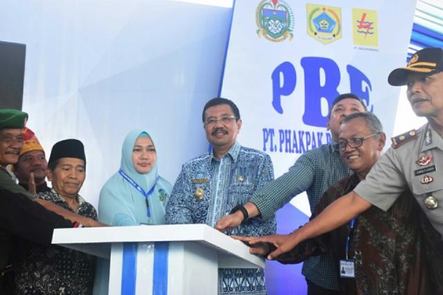 Gubsu Resmikan Pembangkit Listrik Mini Hydro di Pergetteng-getteng Sengkut Pakpak Bharat
