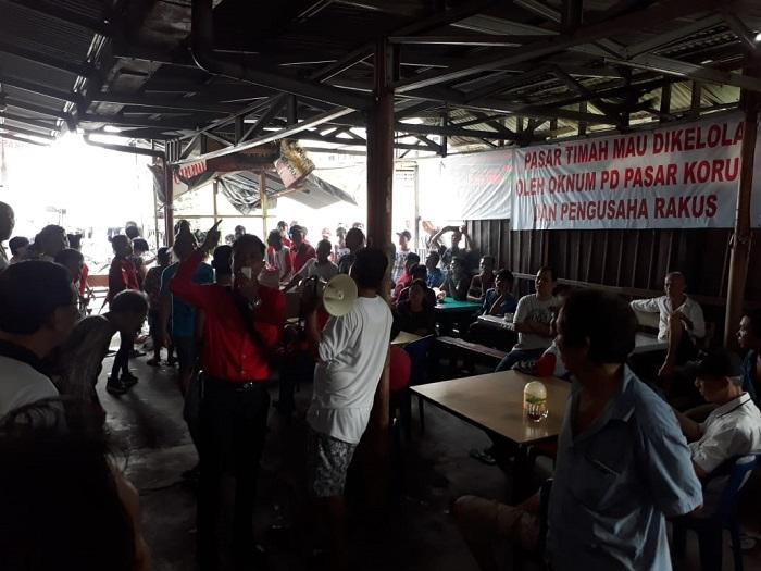 Hari Ini Satpol PP Relokasi Pedagang Pasar Timah