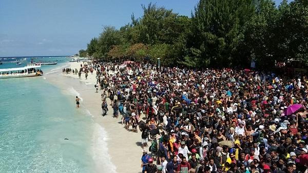 Gempa NTB, 148 WNA di Evakuasi Dari Gili Trawangan Lombok