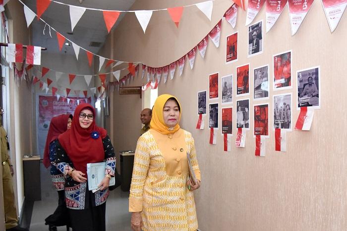 Sambut HUT ke-73 Kemerdekaan RI, Pemprov Sumut Lakukan Penilaian Dekorasi Ruang OPD