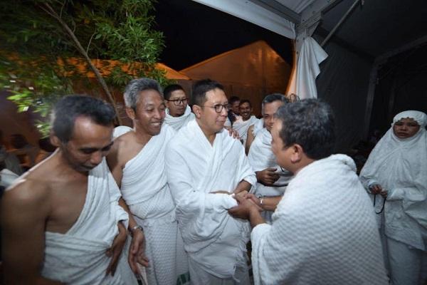 Pasca Badai Pasir, Menag Keliling Tenda Beri Ketenangan Para Jemaah Haji