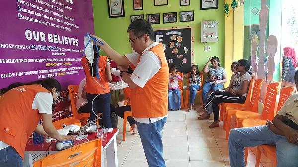SMILE Foundation Lakukan Pemeriksaan Gigi Gratis Bagi Anak-anak di Sunggal