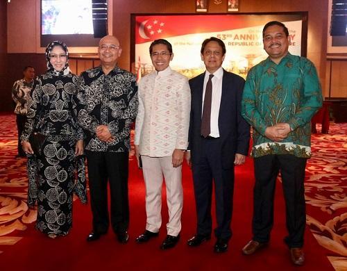 Walikota Medan Hadiri Peringatan Hari Nasional ke-53 Republik Singapore