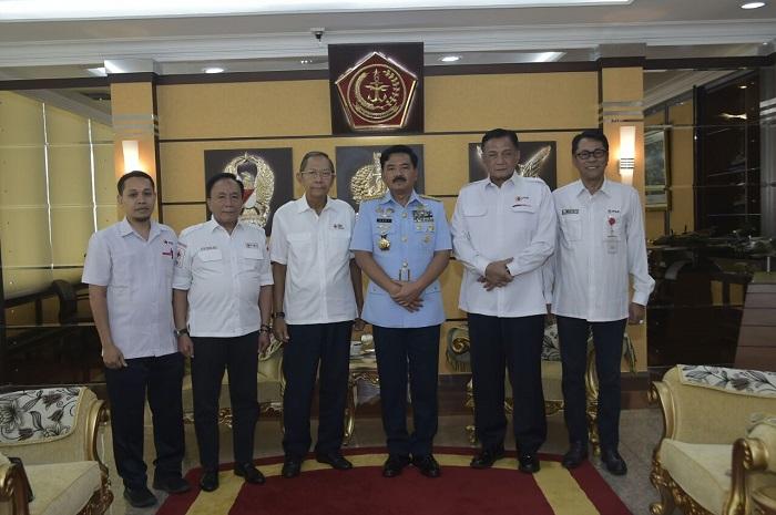 Panglima TNI Terima Audiensi Plh Ketua Umum PMI