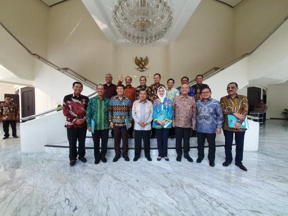 Temui Wapres RI, Pengurus APEKSI Sampaikan Hasil Rakernas