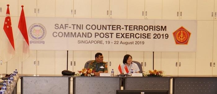 TNI-SAF Selenggarakan Latma Counter Terrorism Command Post Exercise Tahun 2019
