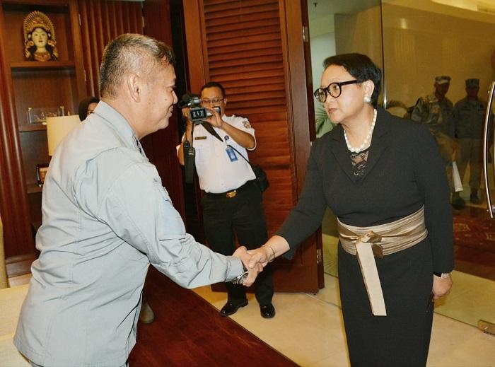 Kepala Bakamla RI Courtessy Call ke Kemenlu RI