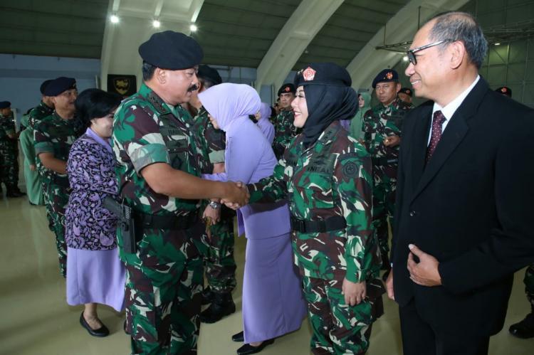 Panglima TNI Terima Laporan Korps Kenaikan Pangkat 25 Perwira Tinggi