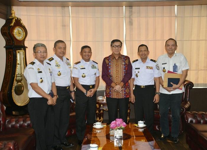 Kepala Bakamla RI Courtessy Call ke Kemenkumham RI