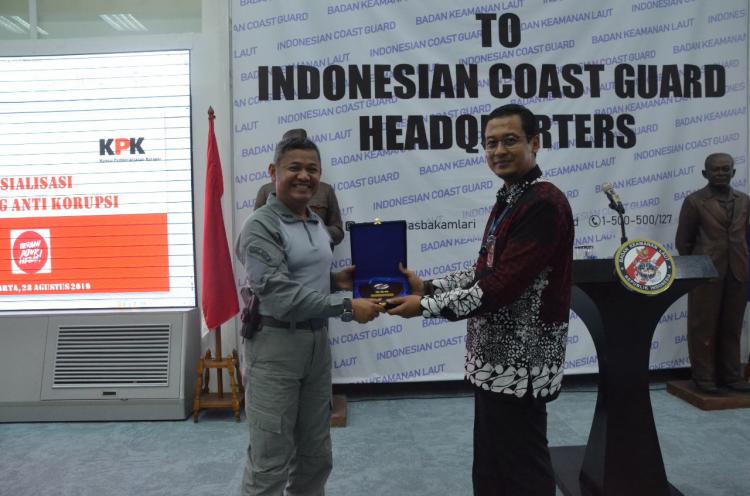 KPK Sosialisasi Tindak Pidana Korupsi di Lingkungan Bakamla RI