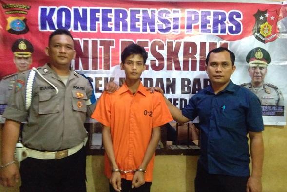 Aksinya Terekam CCTV, Maling di Warung Bakso Pak Haji Jalan Gatsu Medan Diringkus Polisi
