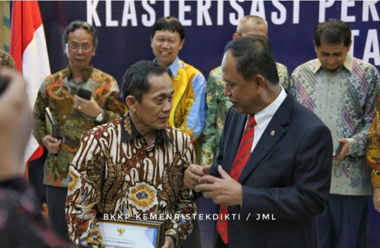 Hasil Klasterisasi, Inilah Peringkat Perguruan Tinggi di Indonesia