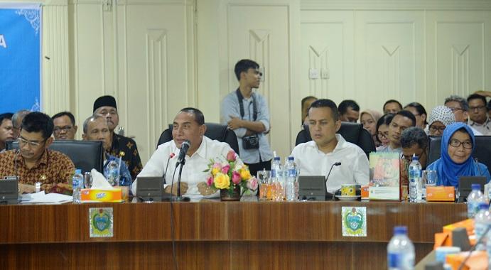 Gubernur Sumut Minta OPD dan BUMD Tingkatkan PAD