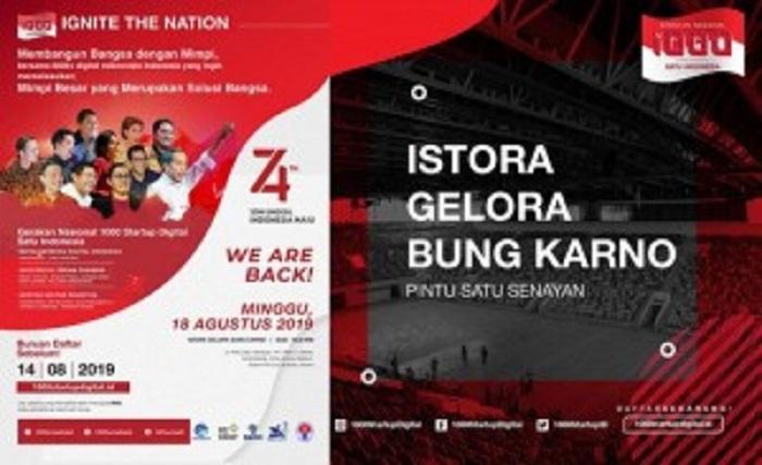 1000 Pelaku Startup Digital Akan Berkumpul di Istora Senayan Jakarta 18 Agustus Mendatang