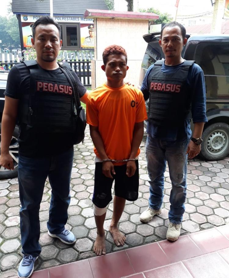 Maling Sepeda Motor Ditembak Polisi 