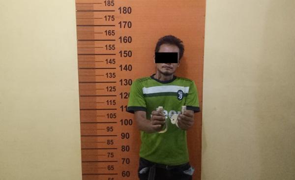 Bawa Ganja, Tukang Becak Motor Ini Dibekuk Polsek Pancur Batu