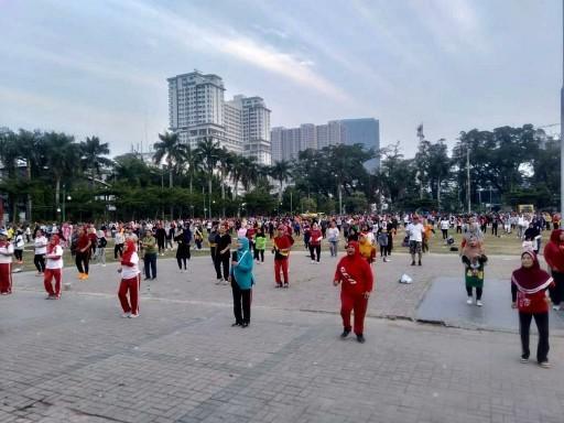 Warga Medan Antusias Manfaatkan Ajang Car Free Day Untuk Berolahraga