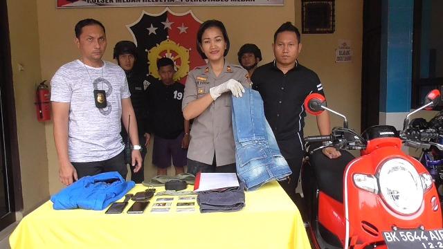 Dua Jambret Yang Melukai IRT di Helvetia Berhasil Ditangkap Polisi