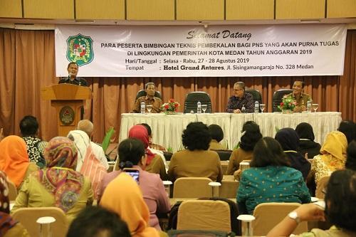 150 ASN Pemko Medan Purna Tugas, BKD dan PSDM Berikan Pembekalan